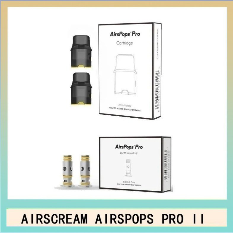 Airscream Airspops 芯 AIRSCREAM AIRSPOPS PRO II氣泡2代煙彈空倉霧化芯成品芯